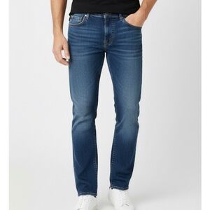 AERO Straight Denim Jeans, Men’s Waist 32, Blue